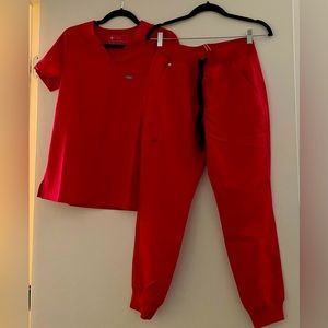 Hot Pink Figs Scrubs